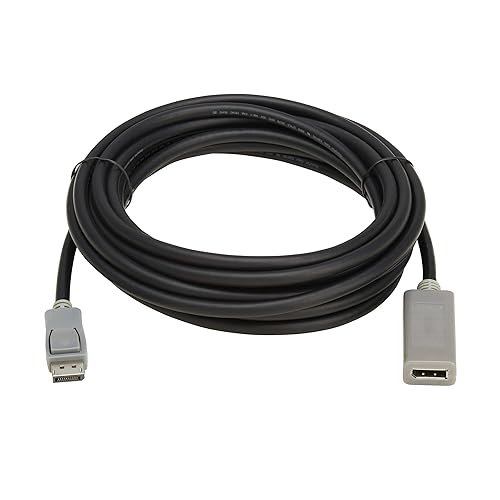 Tripp Lite 15 FT 4K DisplayPort Extension Cable with Active Repeater, Male-to-Female DP to DP, 4K@60Hz, Display Port 1.2, HDR Support Chroma 4:4:4 HDCP 2.2, Gold-Plated, 3-Year Warranty (P579-015-4K6)
