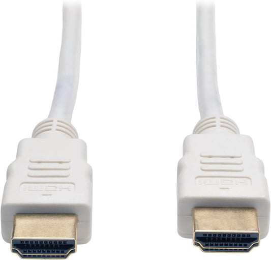 Tripp Lite High Speed HDMI Cable, Ultra HD 4K x 2K, Digital Video with Audio (M/M), White, 6-ft. (P568-006-WH) 6 ft. White