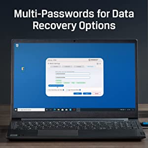 Kingston Ironkey Vault Privacy 50 USB 64GB Flash Drive | FIPS 197 Certified | XTS-AES 256-bit | BadUSB and Brute Force Protection | Mult-Password Option | IKVP50/64GB 64GB USB-A
