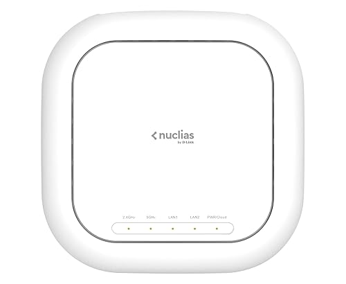 D-Link Access Point WiFi5 AC2600 Nuclias Cloud-Managed Wave 2 Dual Band Internet Network (DBA-2820P)