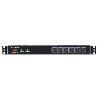CyberPower RKBS15S6F12R Rackbar Surge Protector, 120V/15A, 18 Outlets, 15 Foot Power Cord, 1U Rackmount