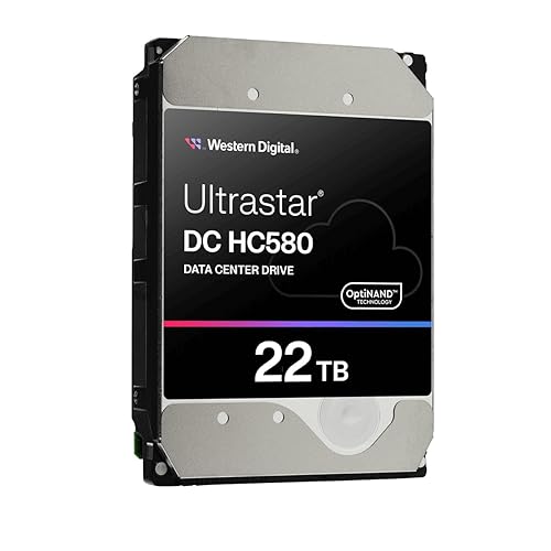 WD Ultrastar DC HC580 0F62785 22 TB Hard Drive - 3.5 Internal - SATA - Conventional Magnetic Recording [CMR] Method