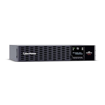 CyberPower PR1000RT2UCN Smart App Sinewave UPS System, 1000VA/1000W, 8 Outlets, 2U Rack/Tower, AVR, RMCARD205 Pre-Installed, Built-in Cloud Monitoring Network Card 1000VA