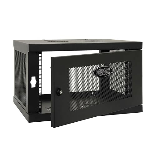 Tripp Lite SRW6UKD 6U Wall Mount Rack Enclosure Server Cabinet, Knock Down, 16.5 Deep, Switch Depth