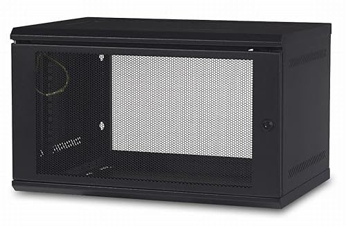 APC NetShelter 6U Wallmount Rack Enclosure Server Cabinet, AR106, Unassembled
