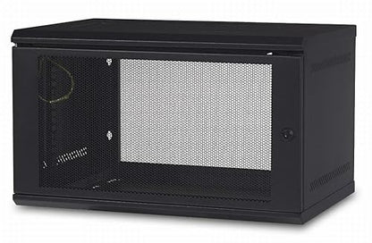 APC NetShelter 6U Wallmount Rack Enclosure Server Cabinet, AR106, Unassembled