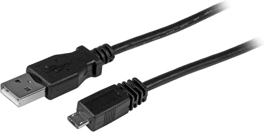 StarTech.com 3ft USB to Micro USB Cable - USB A to Micro B Charging Cable for your Micro USB Phone / Tablet / Android Device (UUSBHAUB3) 3 ft / 1m Straight
