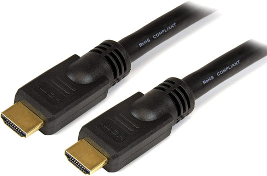 StarTech.com 30 ft High Speed HDMI Cable Ultra HD 4k x 2k HDMI Cable HDMI to HDMI M/M - 30ft HDMI 1.4 Cable - Audio/Video Gold-Plated (HDMM30) 30 ft / 9m