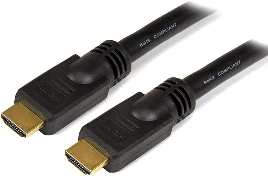 StarTech.com 35 ft High Speed HDMI Cable – Ultra HD 4k x 2k HDMI Cable – HDMI to HDMI M/M - 35ft HDMI 1.4 Cable - Audio/Video Gold-Plated (HDMM35) Black 35 ft / 10.5m HDMI Cable
