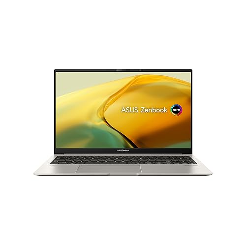ASUS Zenbook 15 OLED Laptop (2023) 15.6” OLED 2.8K Display, AMD Ryzen 7 7735U CPU, AMD Radeon Graphics, 16GB RAM, 1TB SSD, Windows 11 Home, UM3504DA-DS71-CA