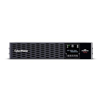 CyberPower PR2000RT2UC Smart App Sinewave UPS System, 2000VA/2000W, 8 Outlets, 2U Rack/Tower, AVR, Built-in Cloud Monitoring Standard 2000VA 20A