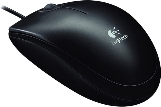 Logitech B100 Optical USB Mouse,Black
