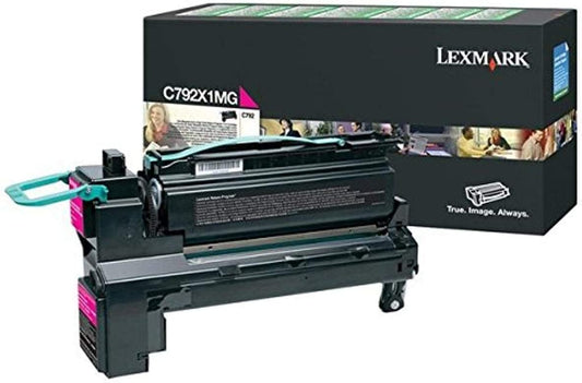 Lexmark C792X1MG C792 Toner Cartridge (Magenta) in Retail Packaging