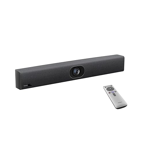 Yealink UVC40 E2 USB Conference Room Camera System Ultra-HD 4K Video Conference Camera 120° Wide-Angle Lens Built-in 8 Microphone Arrays Auto Framing Speaker Tracking and Smart Area Exposure Webcam Black 2.UVC40 E2