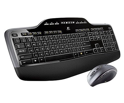 Wholesale CASE of 2 - Logitech MK710 Wireless Keyboard and Mouse-Wireless Mouse/Keyboard, 18x9-1/2x1-1/4, Black