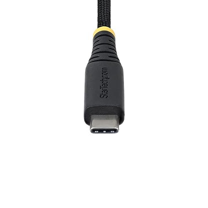 StarTech.com 6ft (1.8m) USB-C Charging Cable, 240W (5A) PD EPR, Dual-Layer Silicone/Braided Jacket, Laptop Charger Cord, USB-IF Certified