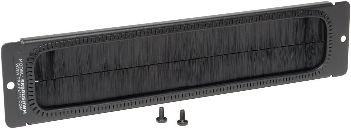 TRIPP LITE Brush Strip Plate for Wallmount Rack Enclosure Server Cabinet (SRBRUSHWM)