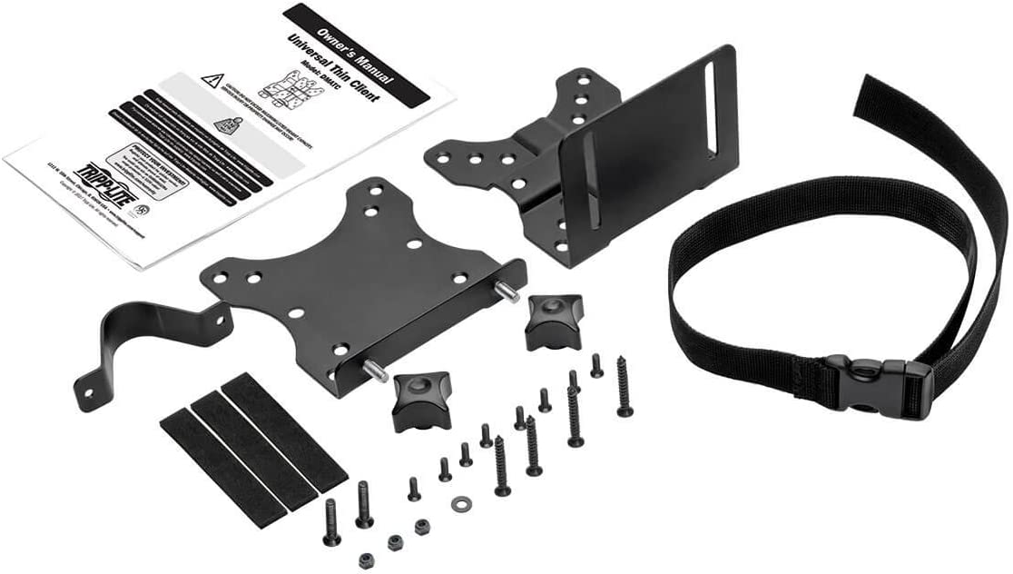 Tripp Lite Thin Client Monitor Mount Desktop Terminal Mounting Bracket Universal (DMATC),Black