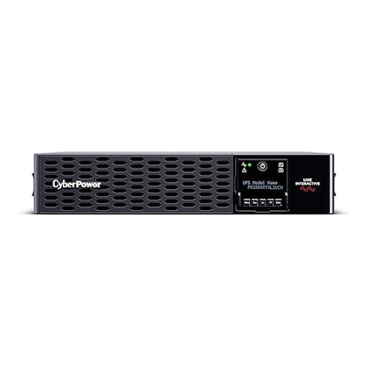 CyberPower PR2000RTXL2UCN Smart App Sinewave UPS System, 2000VA/2000W, 8 Outlets, 2U Rack/Tower, RMCARD205 Pre-Installed, Built-in Cloud Monitoring, EBM Option Expandable / Network Card 2000VA 20A