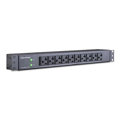 CyberPower PDU30BT10F10R Basic PDU, 100-125V/30A, 20 Outlets, 1U Rackmount