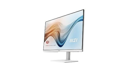 MSI Full FHD Anti-Glare 5ms 1920 x 1080 IPS 75Hz Refresh Rate FHD Ready USB/DP/HDMI Smart Headset Hanger FreeSync 27” Monitor (Modern MD271PW)