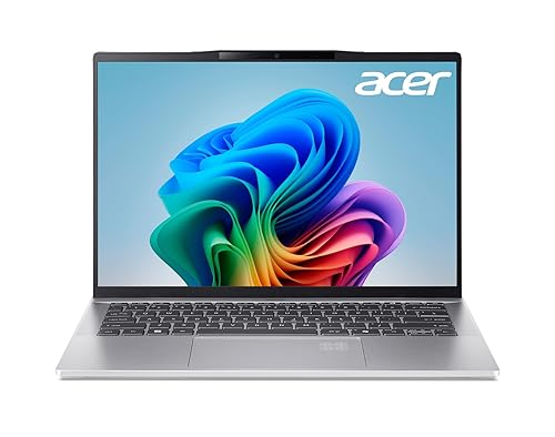 Acer Swift 14 AI Copilot+ PC | 14" WUXGA 16:10 Touch Display | AMD Ryzen AI 9 365 10-Core (Up to 5.0GHz & Up to 73 Tops) | AMD Radeon 880M | 16GB LPDDR5X | 1TB Gen 4 SSD | Wi-Fi 7 | SF14-61T-R49D