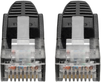 Tripp Lite Cat6 Gigabit Ethernet Snagless Molded Patch Cable 24 AWG 550MHz Premium UTP, Black, RJ45 M/M 35' (N201-035-BK) 35-ft. Black
