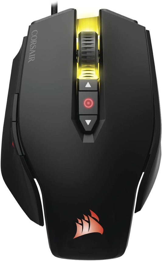 CORSAIR M65 Pro RGB - FPS Gaming Mouse - 12,000 DPI Optical Sensor - Adjustable DPI Sniper Button - Tunable Weights -  Black (CH-9300011-NA)