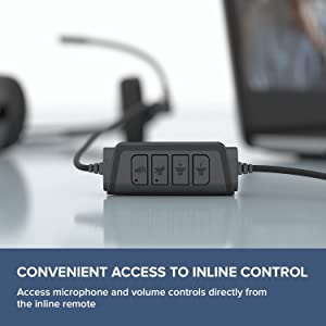 Creative HS-220 USB On-Ear Headset with Noise-Cancelling Condenser Boom Mic, Inline Mic Mute/Volume Control, Plug-and-Play for Video Calls