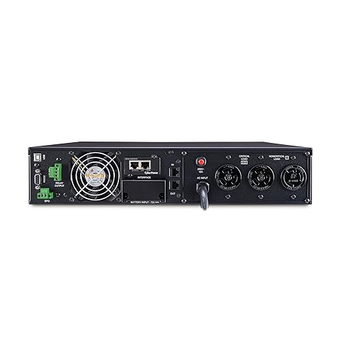 CyberPower OL3000RTXL2UHVN Smart App Online UPS System, 3000VA/2700W, 3 Outlets 208/240V, 2U Rack/Tower + Pre-Installed SNMP Card