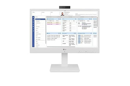 LG 24'' FHD All-in-One Non OS Thin Client for Healthcare with Intel Pentium Processor, Dual-Band RFID, Webcam & Mic