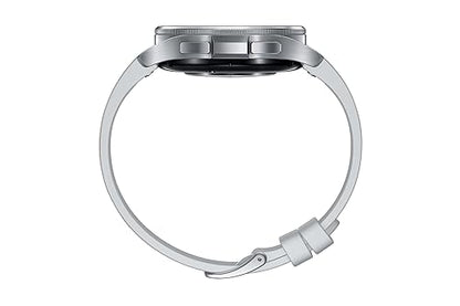 Samsung Galaxy Watch6 Classic, Silver, 43mm, Bluetooth, Sleep Coaching, ECG, Heart Monitor, Fall Detection, SOS, Fitness Tracker, Camera Access, Digital Wallet (CAD Version and Warranty) Silver 43mm Classic Only watch