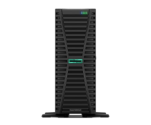 Hewlett Packard Enterprise ProLiant ML350 Gen11 Tower Server w/one Intel Xeon Silver 4410Y Processor, 2.0GHz 12-core 1P 64GB-R MR408i-o 8SFF 2x480GB SSD 2x800W RPS (HPE Smart Choice P69310-005)