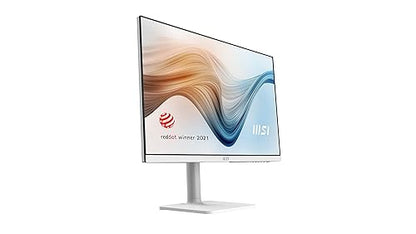 MSI Full FHD Anti-Glare 5ms 1920 x 1080 IPS 75Hz Refresh Rate FHD Ready USB/DP/HDMI Smart Headset Hanger FreeSync 27” Monitor (Modern MD271PW)