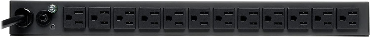 Tripp Lite Metered PDU, 15A, 13 Outlets (5-15R), 120V, 5-15P, 100-127V Input, 15 ft. Cord, 1U Rack-Mount Power, 2 Year Warranty (PDUMH15) Metered (15 ft. Cord) PDU