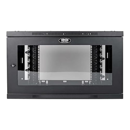 Tripp Lite Eaton Series SmartRack 9U Low-Profile Switch-Depth-Plus Wall-Mount Mini Rack Enclosure, Wide, Acrylic Window - For Server, LAN Switch, Patch Panel - 9U Rack Height x 19? Rack Width x 20.50? Rack Depth - Wall Mountable