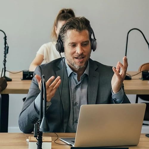 YEALINK UH37 Dual USB Teams Headset, Dual, USB-A & USB-C, Dual Noise-Canceling Mics, Busy Light