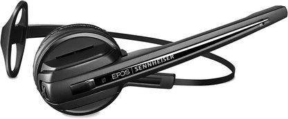 EPOS Enterprise | Sennheiser Impact D 10 USB ML II (1000999) Wireless DECT Mono Ear Convertible Headset for Direct Connection to a PC/Softphone, Black