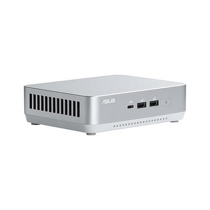 ASUS NUC 14 Pro+ Barebone with Intel 14thGen Core Ultra 7 155H (NPU Support), up to 96GB DDR5 RAM, Dual Storage, Thunderbolt 4, Wi-Fi 6E & Bluetooth 5.3, Silver Aluminum Chassis with VESA Mount