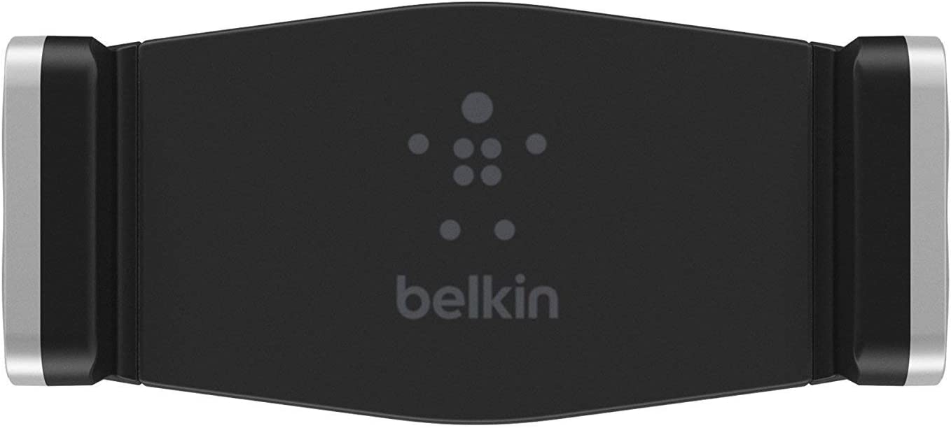 Belkin Universal Car Vent Mount for iPhone, Samsung Galaxy and Most Smartphones up to 5.5" (Latest Model)(F7U017bt), Black and Silver Car Vent Mount Standard Packaging