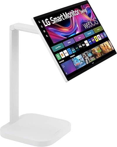 LG Swing 31.5" 32U889SA 4K UHD IPS Smart Monitor Eyecare with Touchscreen, Rolling Stand, webOS, AirPlay 2 + Screen Share, Built-in Speaker, HDMI, USB-C 65W, Tilt/Height/Swivel/Pivot Stand, White 32" Rolling stand IPS UHD 3840 x 2160