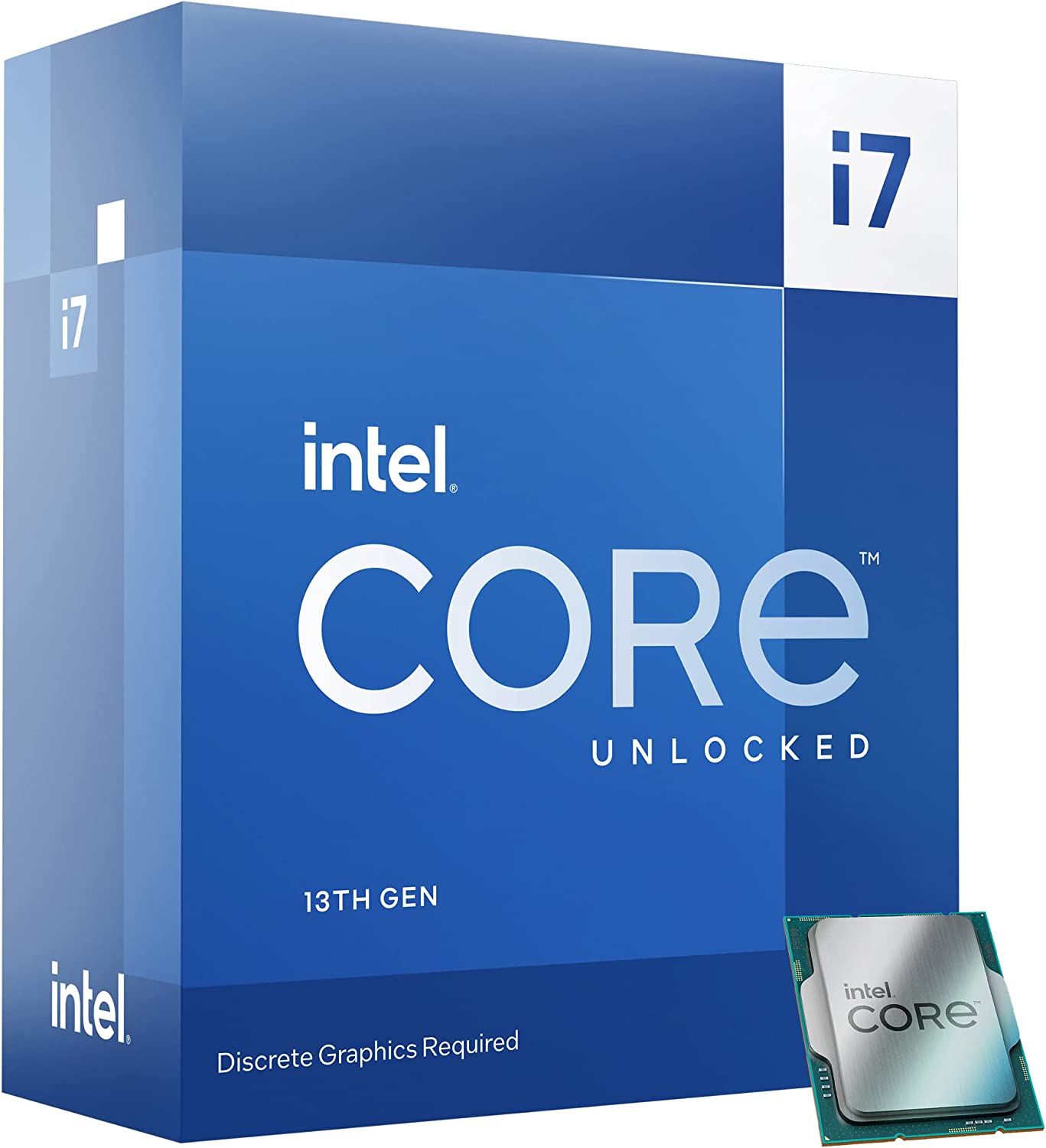 Intel Core i7-13700KF Desktop Processor 16 cores (8 P-cores + 8 E-cores) 30M Cache, up to 5.4 GHz