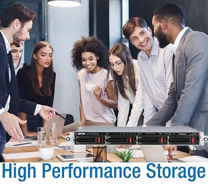 BUFFALO TeraStation 5420RN 4-Bay Business Rackmount NAS 80TB (4x20TB) with Hard Drives Included RAID iSCSI Network Storage File Server