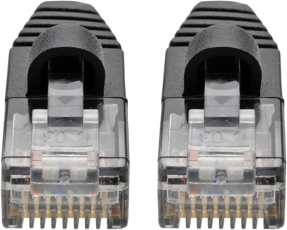 Tripp Lite Cat6a 10G Ethernet Cable, Snagless Molded Slim UTP Network Patch Cable (RJ45 M/M), Black, 4 ft. (N261-S04-BK) Black 4-ft.