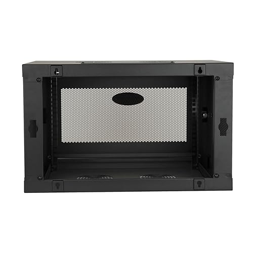 Tripp Lite SRW6UKD 6U Wall Mount Rack Enclosure Server Cabinet, Knock Down, 16.5 Deep, Switch Depth