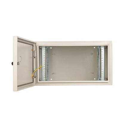 Tripp Lite SmartRack Industrial 6U Wallmount Rack Enclosure with Lock & Keys, 20.5 inch Depth, NEMA 4 Protection Rating, Heavy-Duty Metal, Mounting Hardware Included, 5-Year Warranty (SRN4G6UDP)