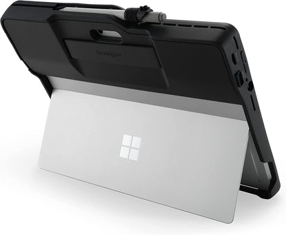 Kensington Blackbelt Rugged Case with Integrated Mobile Dock for Surface Pro 8, 60W Charging, Dual Display via HDMI and USB-C Ports, Micro SD Card Reader, Military Drop Tested Case (K99071WW) Surface Pro 8 Rugged Case with Integrated Hub