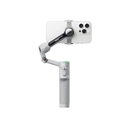 Insta360 Flow 2 Pro Grey- AI-Powered Smartphone Stabilizer, Auto Tracking Phone Gimbal, 200+ App Tracking with Apple DockKit, 3-Axis Stabilization, Built-in Tripod/Selfie Stick, Portable & Foldable