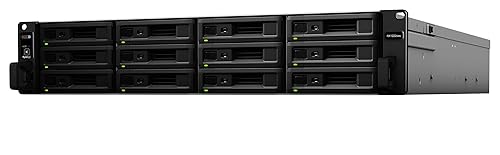 Synology RX1222SAS Drive Enclosure Serial Attached SCSI (SAS), SATA - SAS Host Interface - 2U Rack-mountable - Hot Swappable Bays - 12 x HDD Supported - 192 TB Total HDD Capacity Supported - 12 x SSD Supported