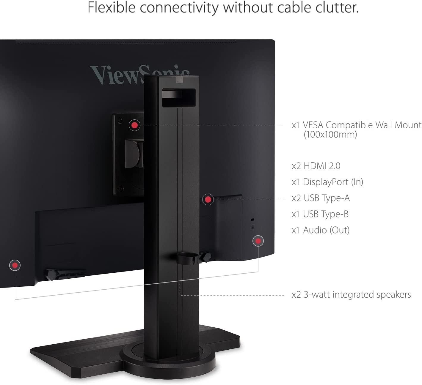 ViewSonic OMNI XG2431 24 Inch 1080p 1ms 240Hz Gaming Monitor with AMD FreeSync Premium, Advanced Ergonomics, Eye Care, HDMI and DisplayPort for Esports 24-Inch 1080p 240Hz
